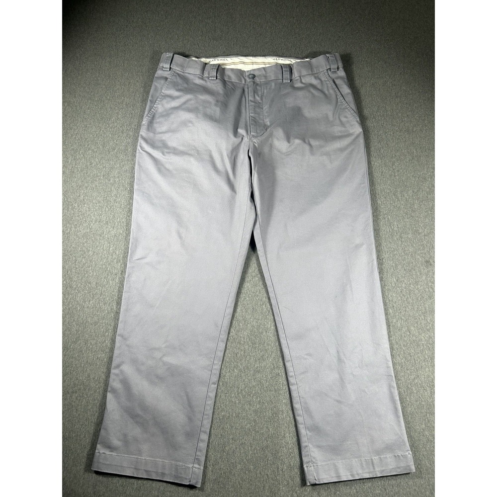 Oak Hill Premium Men'sFlat Front Gray Chino GolfPants Size 42/30‎